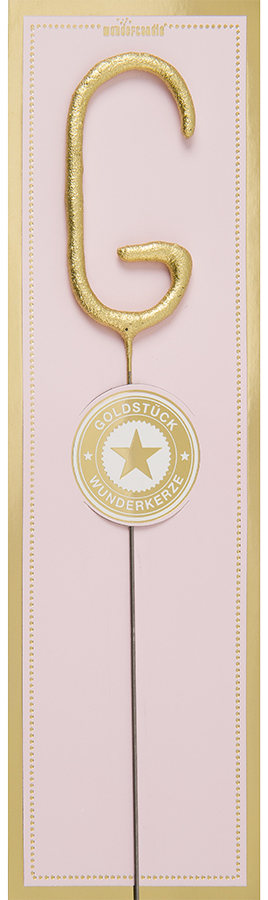 G gold Goldstück pink Wondercandle® classic