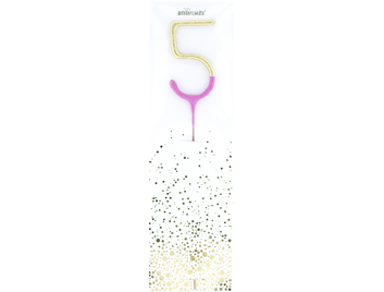 5 Bicolor 2-farbig gold pink Wondercandle® classic