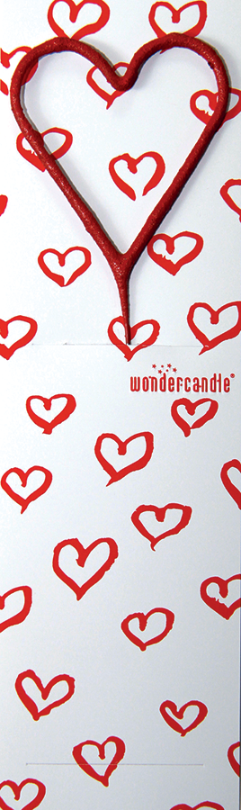 Herz rot 910 Wondercandle® classic