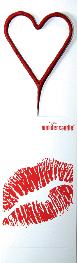 Herz rot 915 Wondercandle® classic