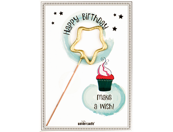 Happy Birthday CupCake Stern Mini Wondercard®