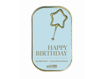 Happy Birthday blau Deluxe 333 Wondercake®