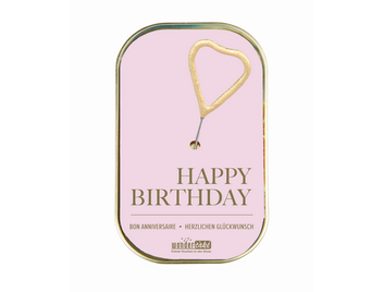 Happy Birthday rosa Deluxe 334 Wondercake®