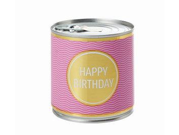 Cancake Happy Birthday pink 270 Schwarzwälder Kirsch Kuchen