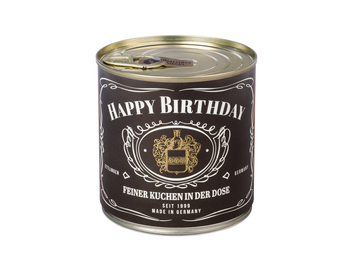 Cancake Whiskey Banderole Happy Birthday 483