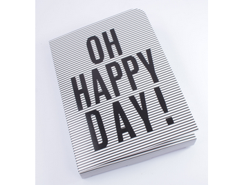 Oh happy day black/white 343 Wondercard